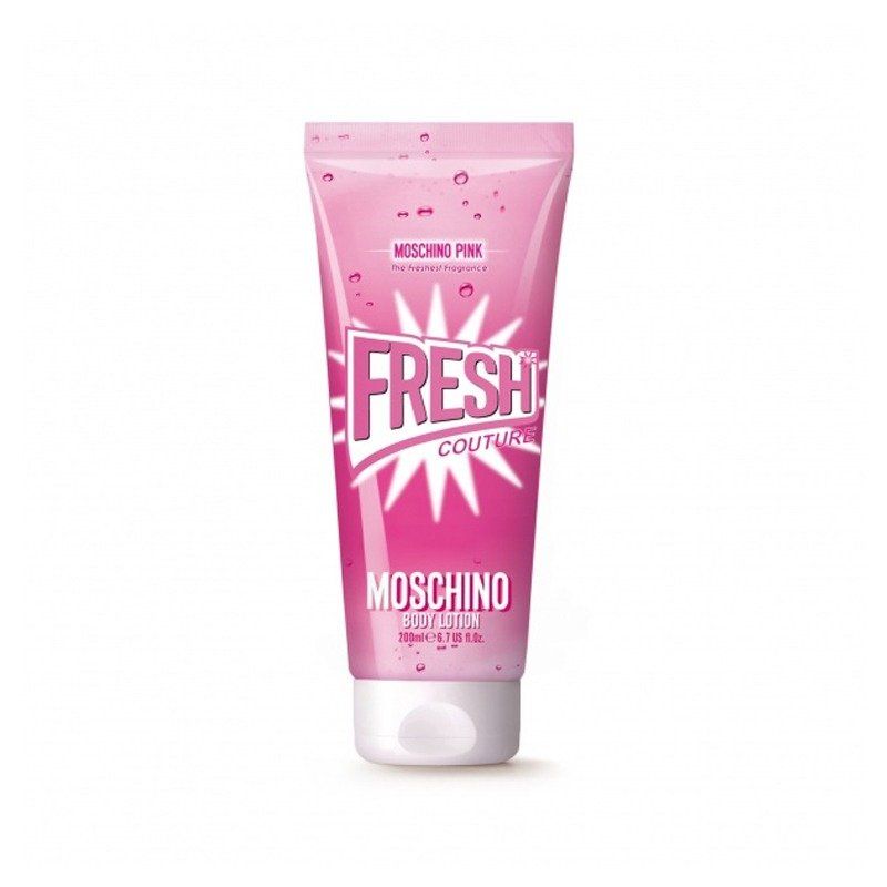 Moschino Women's Pink Fresh Couture Body Lotion 200ml in Clear - Image 1