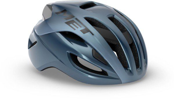 MET Rivale MIPS Road Helmet - Small, Navy Silver Matt - Image 1