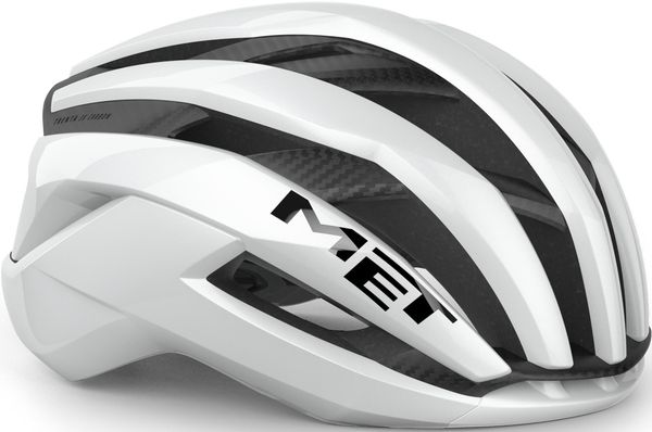 MET Trenta 3K Carbon Airframe MIPS Helmet - White, L (58-61cm)