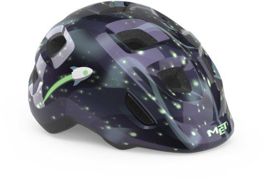 MET Hooray Kids Helmet - Space / Glow In The Dark, XS (46-52cm)