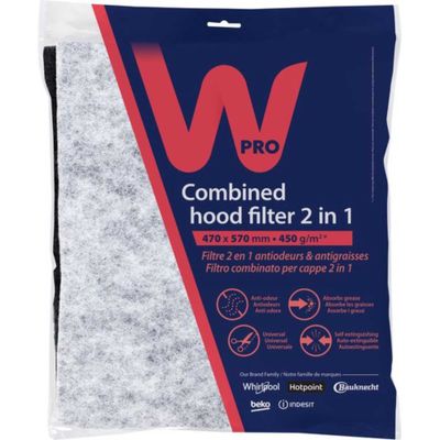 WPRO UCF016 Universal Grease & Carbon Filter - for Cooker Hoods