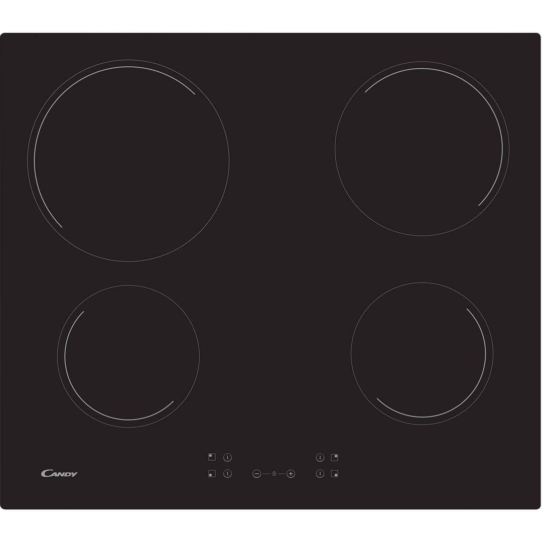 CANDY CH64CCB 60cm Electric Ceramic Hob - Black, Black - Image 1