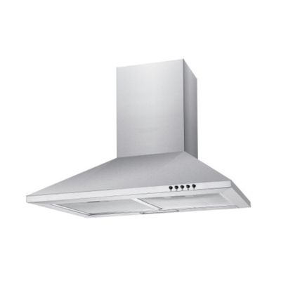Unbranded 60cm Chimney Hood With Push Button Controls Stainless Steel - NCE60NX