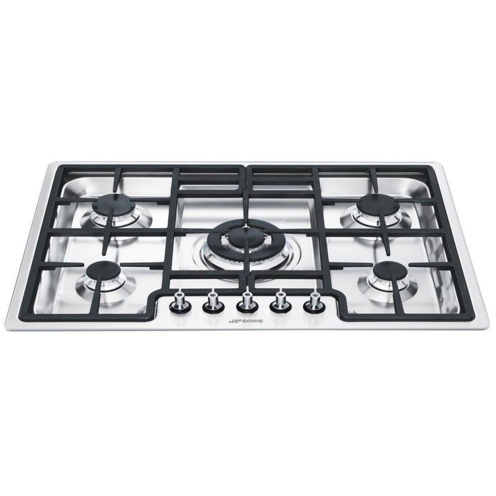 Smeg PGF75-4 Classic 72cm Gas Hob - Stainless Steel - Image 1