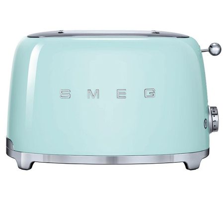 Smeg TSF01PGUK 2-Slice Retro Pink Toaster Stylish Fast Toasting