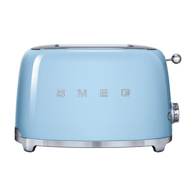 Smeg TSF01PBUK 2-Slice Retro Pastel Blue Toaster Stylish Fast Toasting