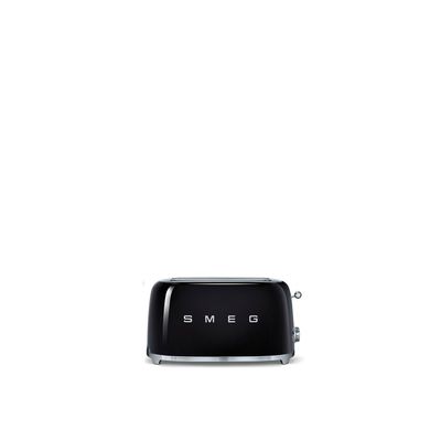 SMEG TSF02BLUK 4-Slice Toaster - Black, Black