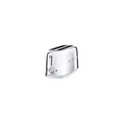 SMEG TSF02SSUK 4-Slice Toaster - Chrome, Silver/Grey