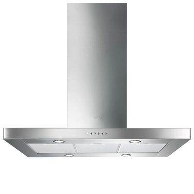 Smeg KI90XE 90cm Slimline Island Hood - Stainless Steel