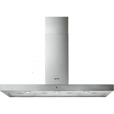 Smeg KI90XE 90cm Slimline Island Hood - Stainless Steel - Thumbnail 2