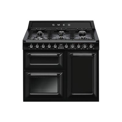 Smeg TR103BL 100cm Victoria Dual Fuel Range Cooker - BLACK