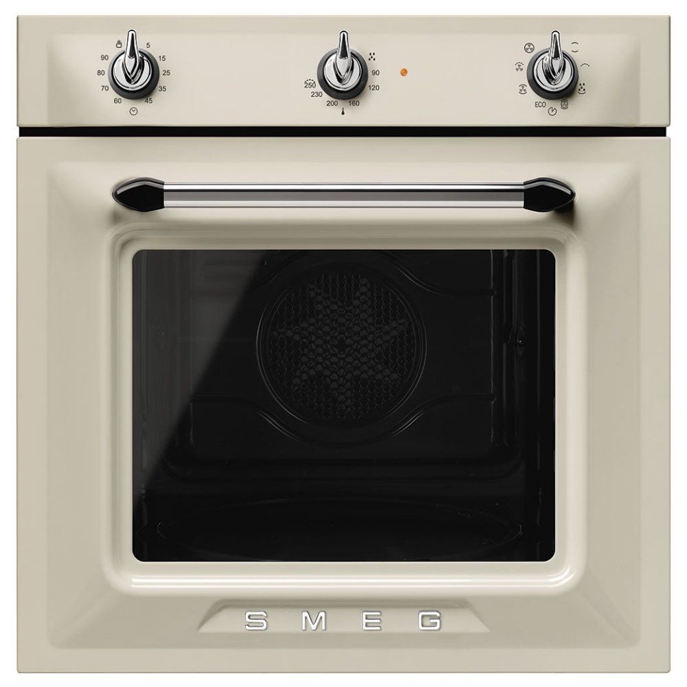 Smeg SF6905P1 Victoria Electric Single Oven - Cream - Image 1