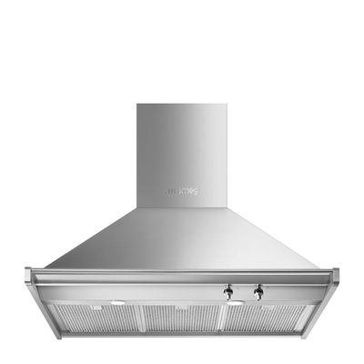 Smeg KD90HXE Opera 90cm Chimney Cooker Hood - Stainless Steel