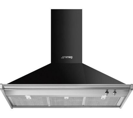 Smeg KD100HNE Opera 100cm Chimney Cooker Hood - Black - Thumbnail 2