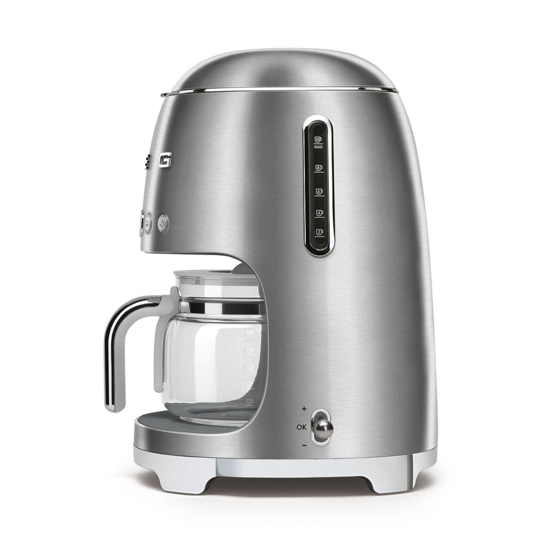 SMEG DCF02SSUK Drip Filter Coffee Machine - Stainless Steel, Stainless Steel - Image 1
