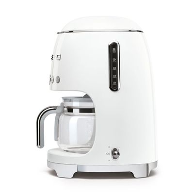 SMEG 50's Retro DCF02WHUK Filter Coffee Machine - White, White