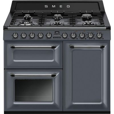 Smeg TR103GR 100cm Victoria Dual Fuel Range Cooker - SLATE