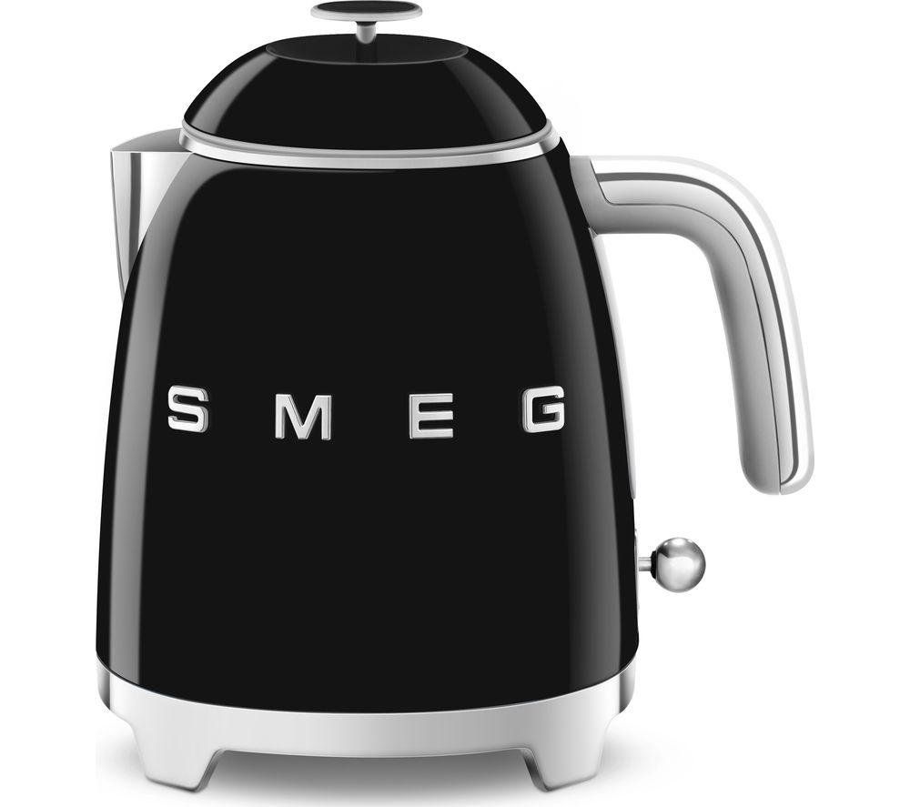 Smeg 50s Style 0.8L Mini Electric Kettle - Black - KLF05BLUK - Image 1