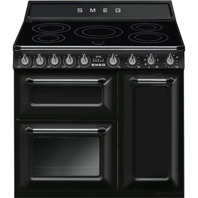 Smeg TR93IBL2 90cm Victoria Induction Range Cooker - BLACK