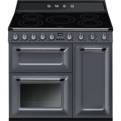 Smeg TR93IGR2 90cm Victoria Induction Range Cooker - SLATE
