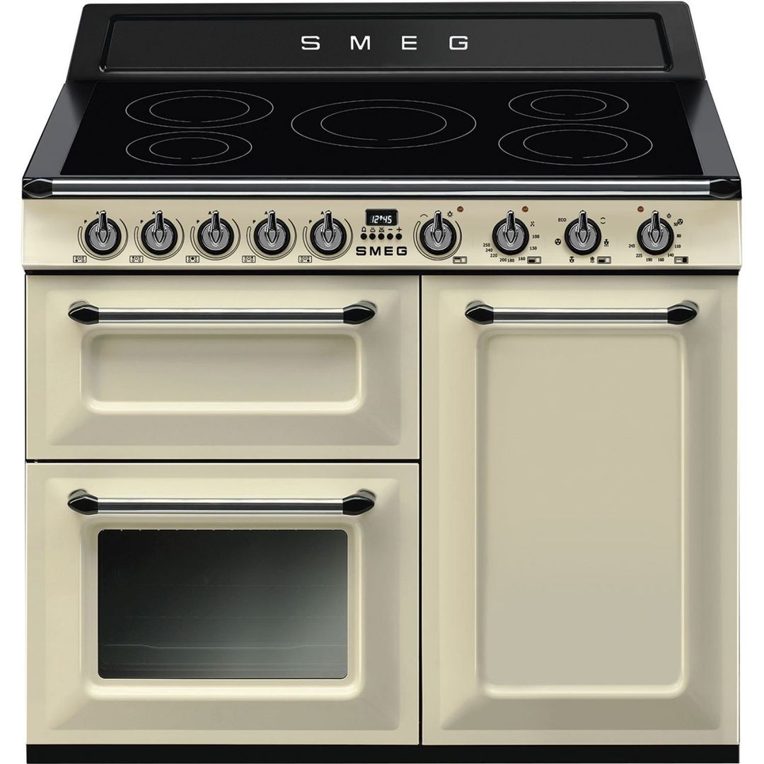 Smeg TR103IP2 100cm Victoria Induction Range Cooker - CREAM - Image 1
