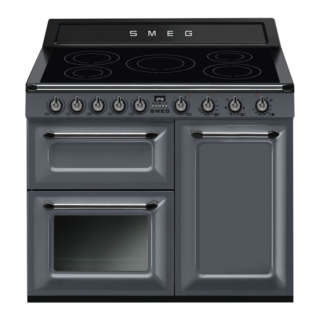 Smeg TR103IGR2 100cm Victoria Induction Range Cooker - SLATE - Image 1