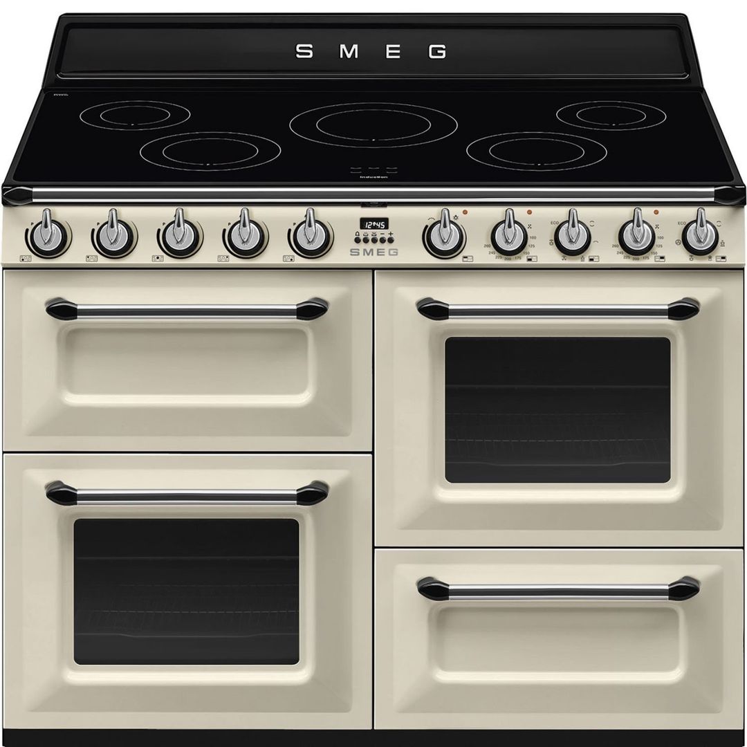 Smeg TR4110IP2 110cm Victoria Induction Range Cooker - CREAM - Image 1