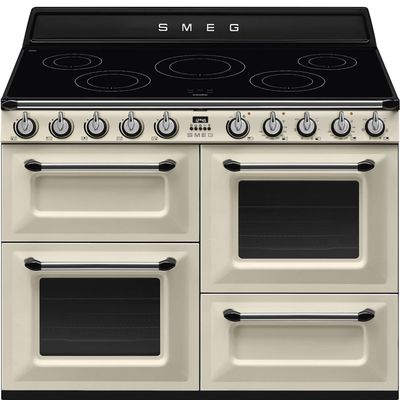 Smeg TR4110IP2 110cm Victoria Induction Range Cooker - CREAM