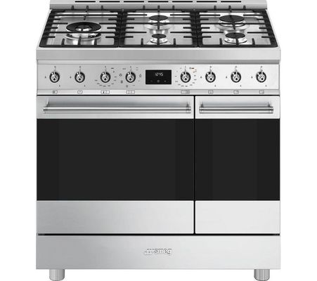 Smeg C92GMX2 90cm Dual Fuel Range Cooker - STAINLESS STEEL