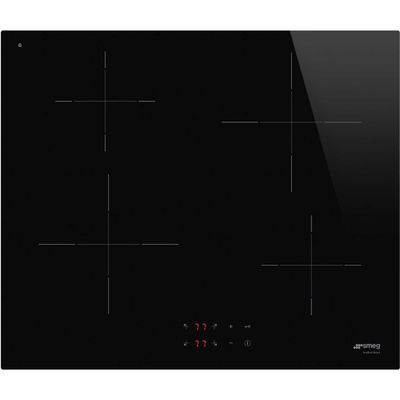 Smeg SI2641DUK 60cm 4 Zone Plug & Play Induction Hob - Black - Thumbnail 1