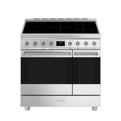 SMEG C92IPX2 90 cm Electric Induction Range Cooker - Stainless Steel, Stainless Steel
