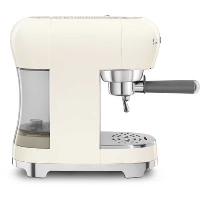 SMEG ECF02CRUK Coffee Machine - Cream, Cream