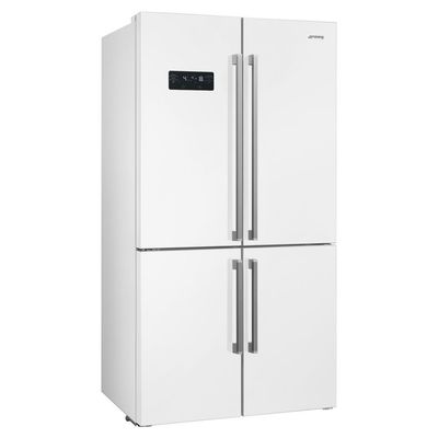 Smeg FQ60BDE American Style Four Door Fridge Freezer - WHITE