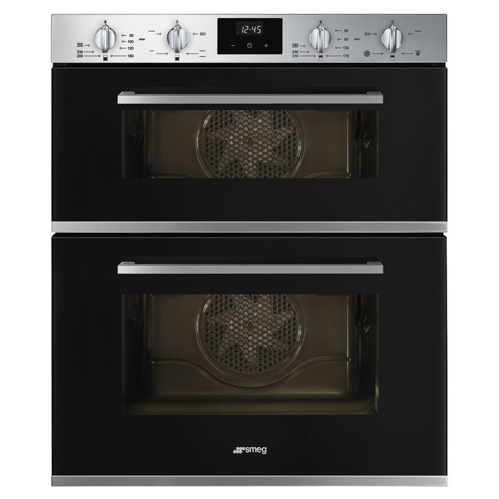 Smeg DUSF400B Built Under Cucina Double Oven - STAINLESS STEEL - Image 1