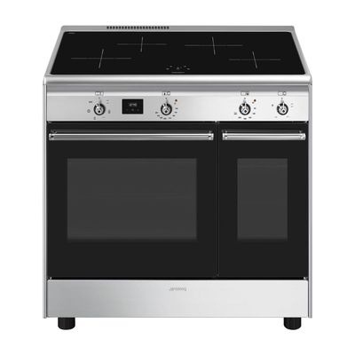 Smeg CX92IM 90cm Concert Induction Range Cooker - STAINLESS STEEL