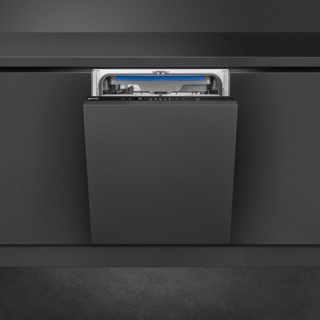 SMEG DI362DQ Full-size Fully Integrated Dishwasher, Black - Image 1