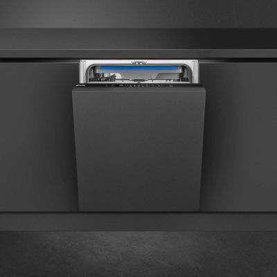 SMEG DI362DQ Full-size Fully Integrated Dishwasher, Black