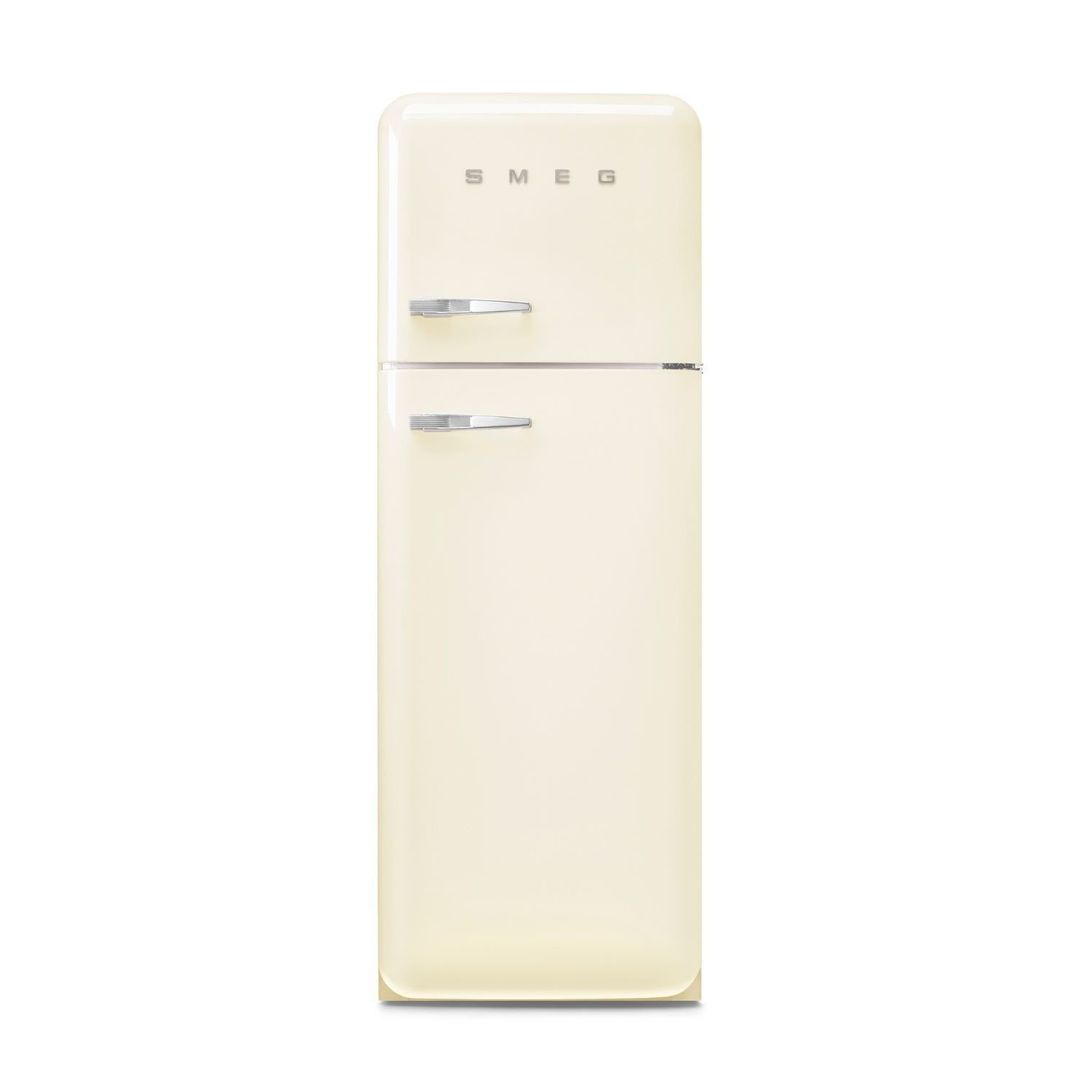 Smeg FAB30RCR6UK 60cm Retro Fridge Freezer Right Hand Hinge - CREAM - Image 1