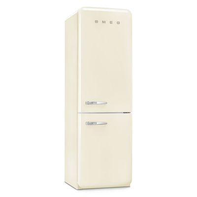 Smeg FAB32RCR6UK 60cm Retro Frost Free Fridge Freezer Right Hand Hinge - CREAM