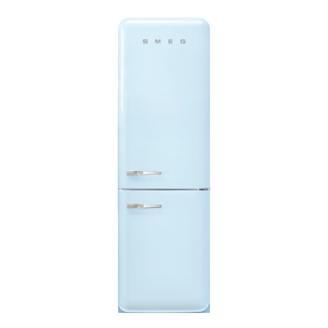 Smeg FAB32RPB6UK Retro Frost Free Fridge Freezer Right Hand Hinge - PASTEL BLUE - Image 1