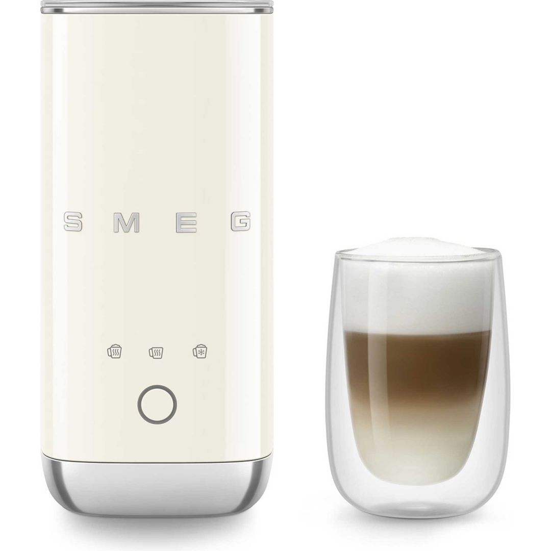 SMEG MFF02CRUK Milk Frother - Cream, Cream - Image 1