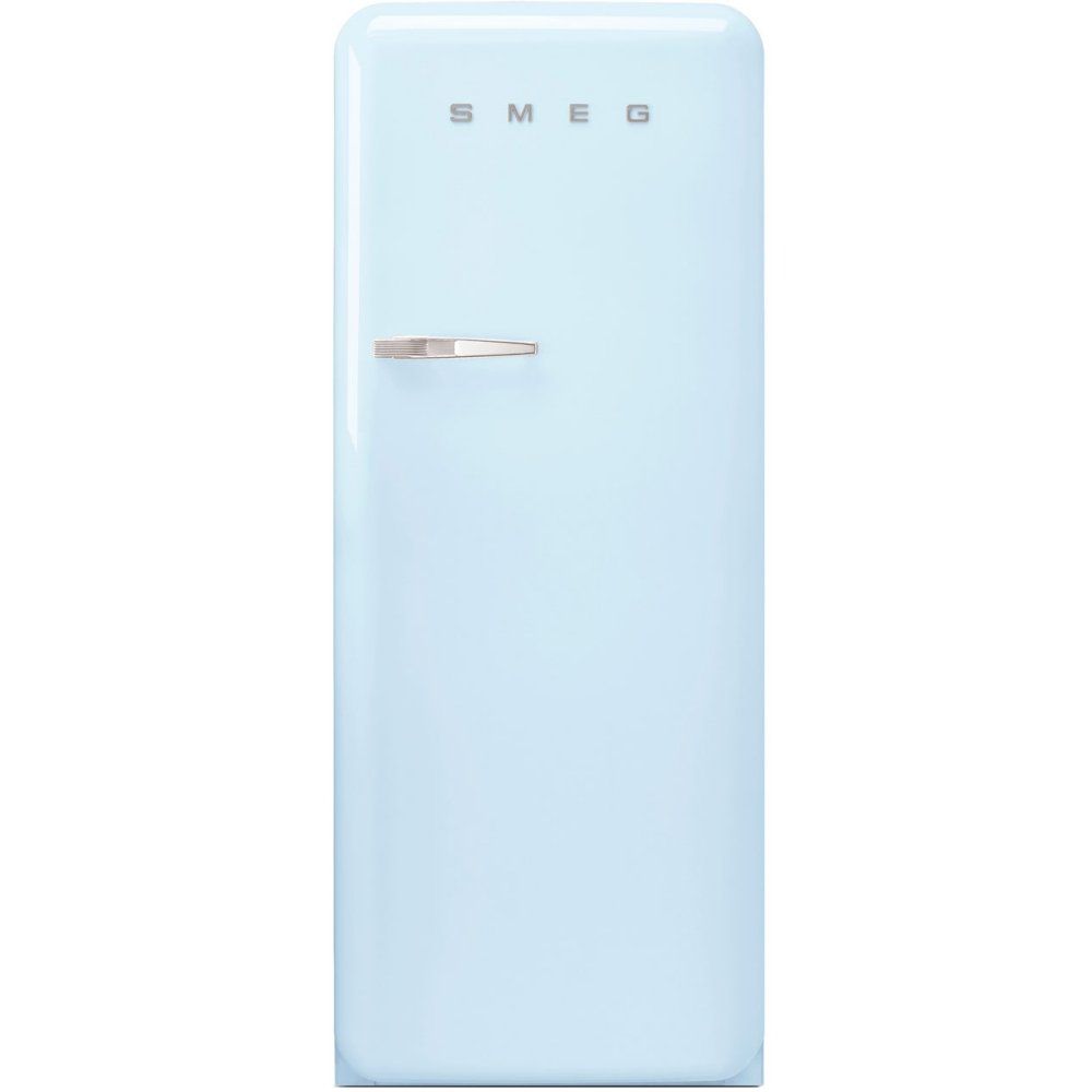 Smeg 244 Litre Fifties Style Right Hand Hinge Freestanding Fridge With Ice Box - Pastel Blue - Image 1