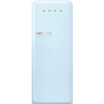 Smeg 244 Litre Fifties Style Right Hand Hinge Freestanding Fridge With Ice Box - Pastel Blue