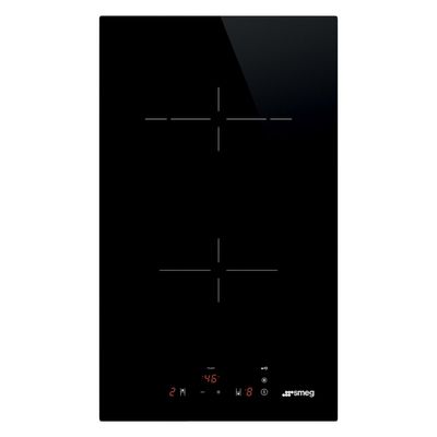 Smeg 30cm Domino Frameless Ceramic Hob SE232TD2 Black