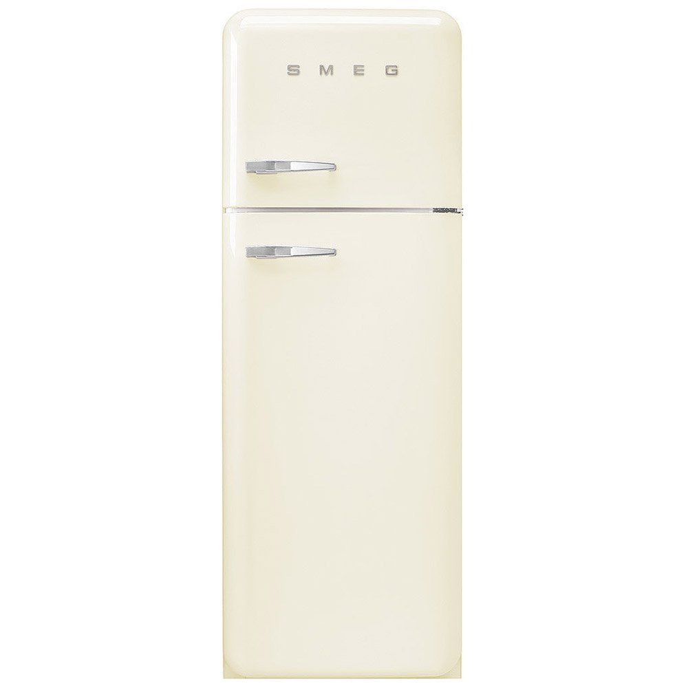 Smeg 294 Litre Fifties Style Right Hand Hinge 70/30 Fridge Freezer - Cream - Image 1