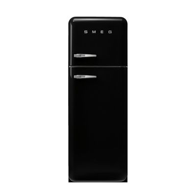 Smeg FAB30RBL6UK Retro Fridge Freezer Right Hand Hinge - BLACK