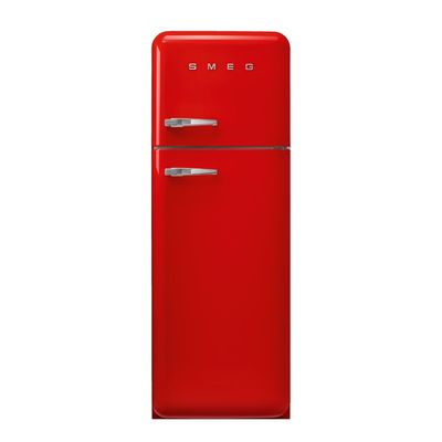 SMEG Retro FAB30RRD6UK Retro 80/20 Fridge Freezer - Red, Red