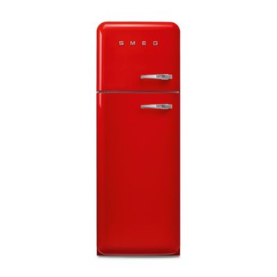 Smeg FAB30LRD6UK 70/30 Fridge Freezer - Red, Red