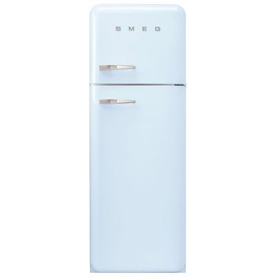 Smeg 294 Litre Fifties Style Right Hand Hinge 70/30 Fridge Freezer - Pastel Blue