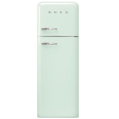 Smeg 294 Litre Fifties Style Right Hand Hinge 70/30 Fridge Freezer - Pastel Green
